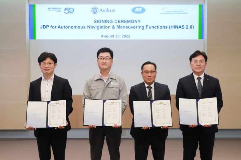 KR, HHI, Avikus to partner with LISCR for further commercialization of autonomous navigation system