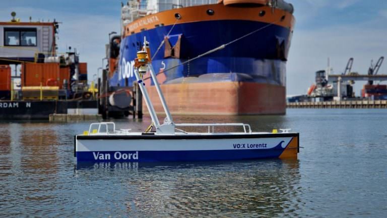 Van Oord demonstrated its latest USV  in Netherlands