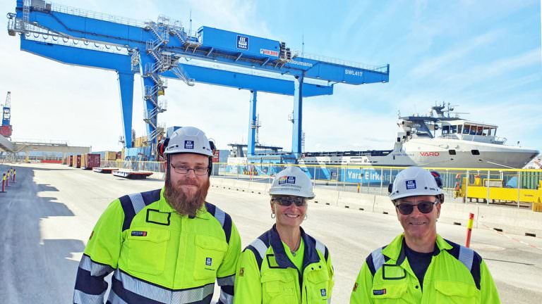 Yara Birkeland sails fully loaded for the first time