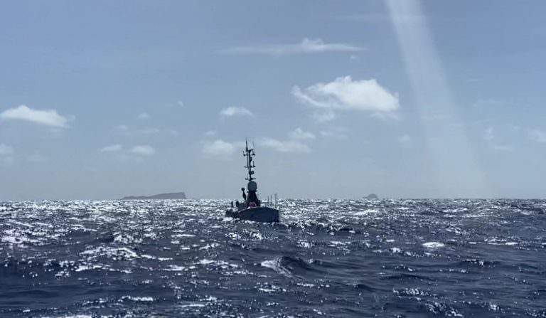 USV returns from first volcano caldera survey