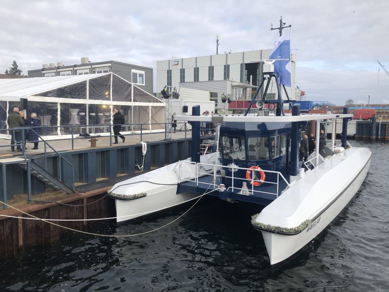 Autonomous research vessel MV Wavelab launched and christened