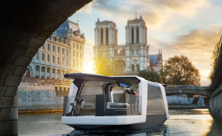 3d printed autonomous ferry for 2024 Olympic Games