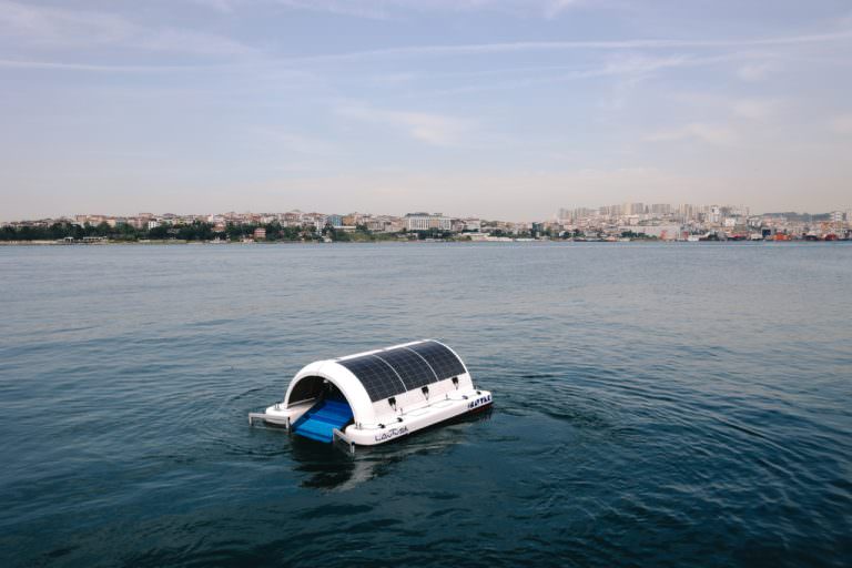 Cleaning USV launched by NAVTEK Naval Technologies