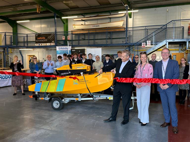 South Hampshire College Group launches new unmanned Digital Training Vessel