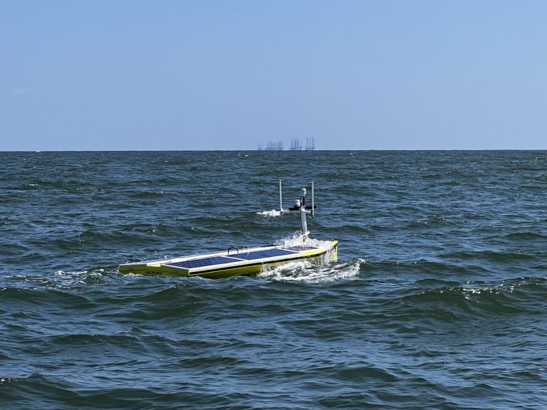 SeaTrac Systems, Inc. and Sonardyne International Ltd Trailblaze Remote Ocean Data Collection with Solar-Powered USV in Gulf of Mexico.