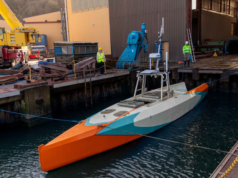 Zero USV’s Oceanus12 USV launched