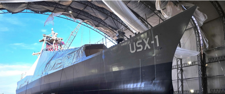 Defense Advanced Research Projects Agency (DARPA)’s NOMARS USV navigation system enhanced by FarSounder’s Argos 3D FLS.